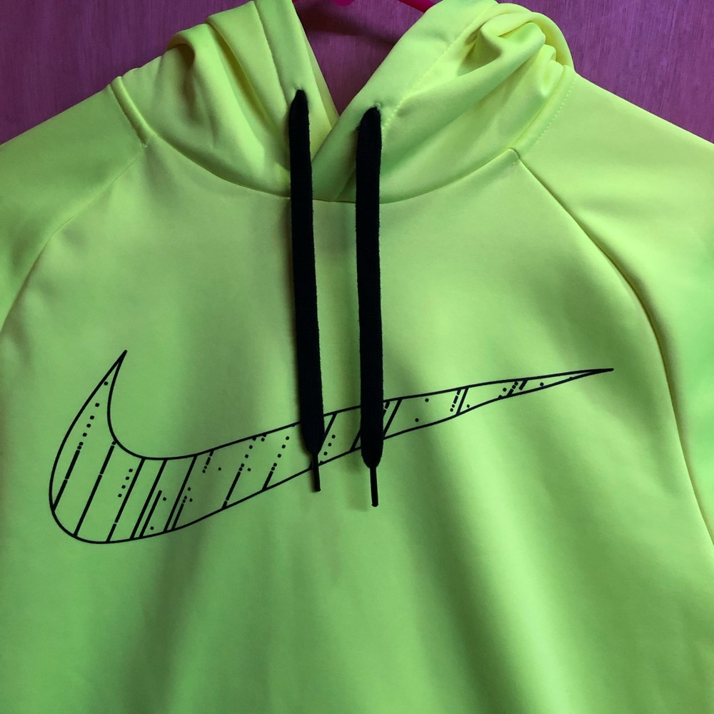 Nike neon yellow hoodie